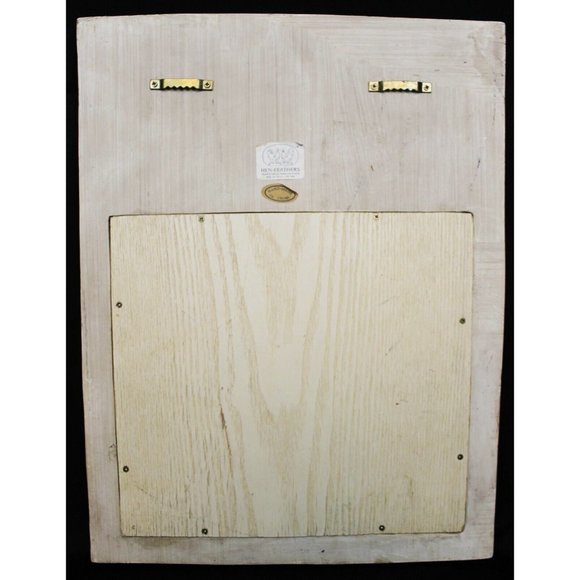 Vtg 90s Hen Feathers Cork Board 7 Pins Hangable Farm House Barn Animal Rustic - Picture 7 of 8